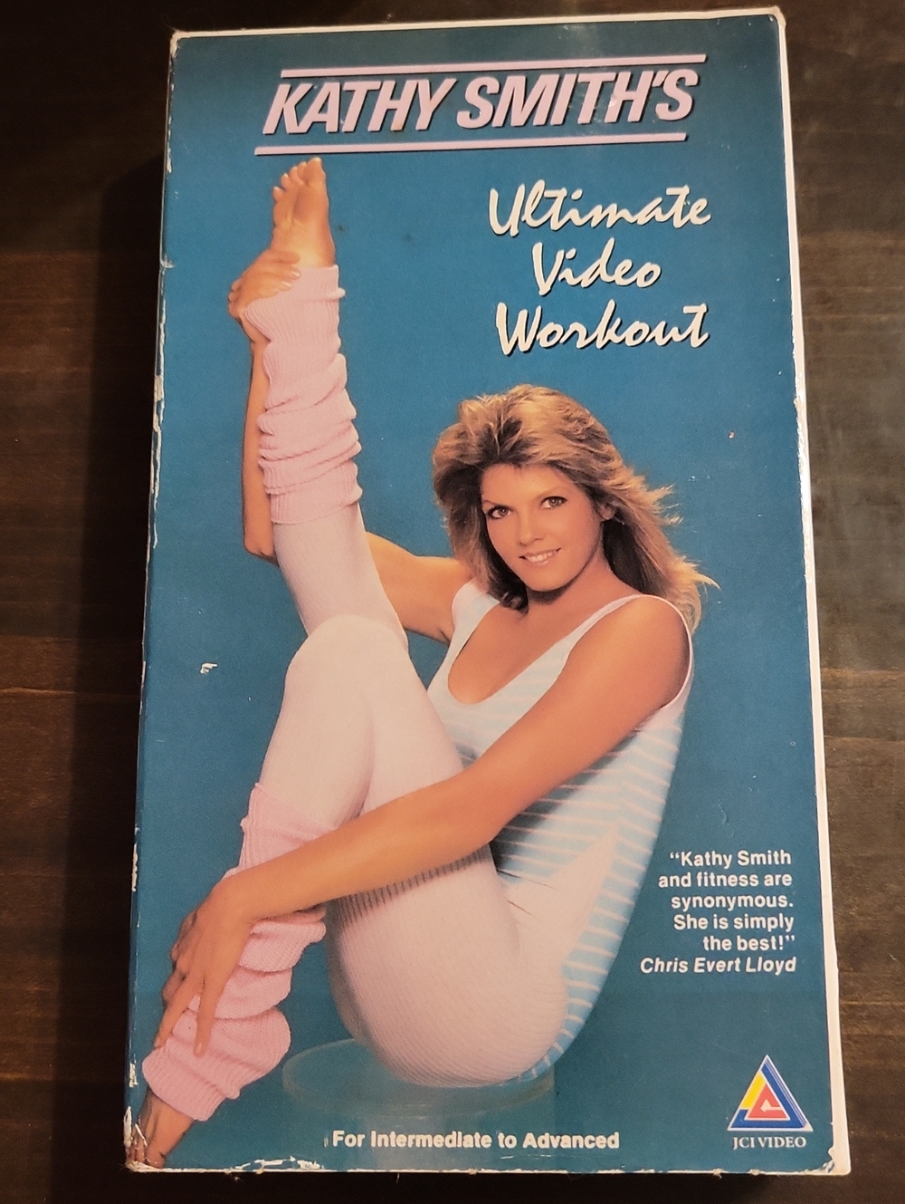 Kathy Smith Ultimate Video Workout VHS- Pink Workout Tank & Leg Warmers